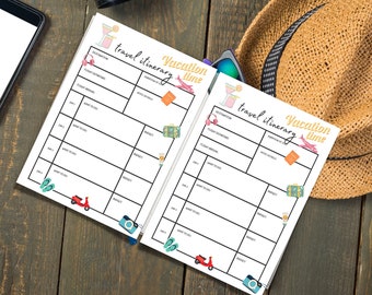travel planner travel journal vacation planner trip itinerary planner happy printable holiday planner vacation planner travel itinerary