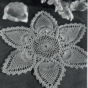 Pineapple Doily PDF Instant Download Vintage Crochet Pineapple Pattern Centerpiece Tablecloth Crochet DIY Pattern