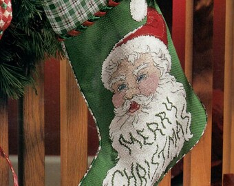Punto croce Babbo Natale Calza della Befana Modelli Vintage PDF Download Istantaneo Fai da Te EPattern