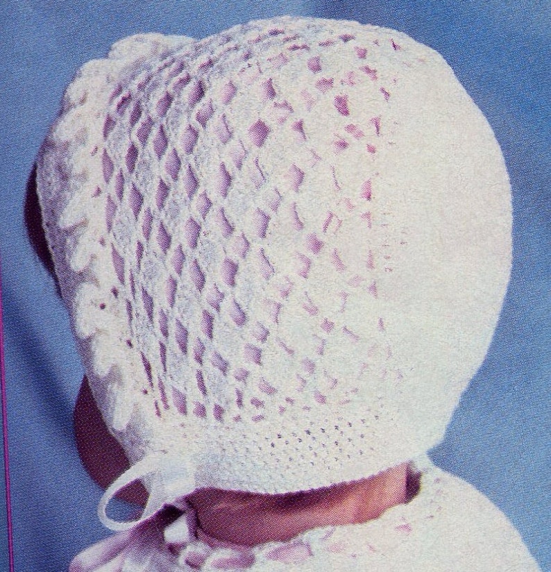 Vintage Crochet Christening Dress Pattern Infant Crochet Etsy