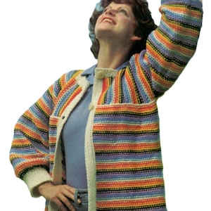 Vintage Knit Sweater Pattern PDF Digital Download Knitting Pattern
