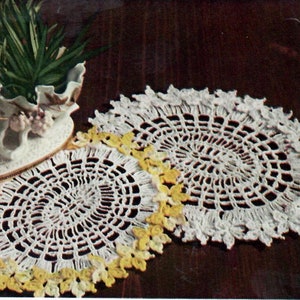 Forsythia Doily Pattern PDF Doily Pattern Circa 1940 Design  PDF Instant Download  Pattern Crochet DIY Pattern