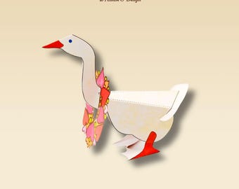 Paper Craft · The Lovely Goose · Marilyn Scott-Waters · Whimsical Storybook Paper Art