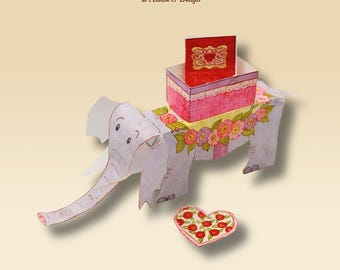 Paper Craft · Elephant Delivery · Marilyn Scott-Waters · Whimsical Storybook Paper Art