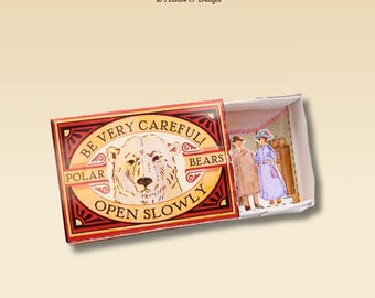 Paper Craft · A Polar Bear Box · Marilyn Scott-Waters · Whimsical Storybook Paper Art