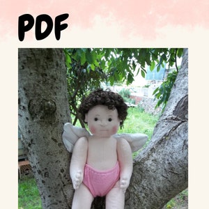 Angel Cloth Doll PDF, sewing pattern for Angel Cloth Doll, Soft Doll Pattern, PDF Jointed Cloth Doll Body, Diy Christmas Gift