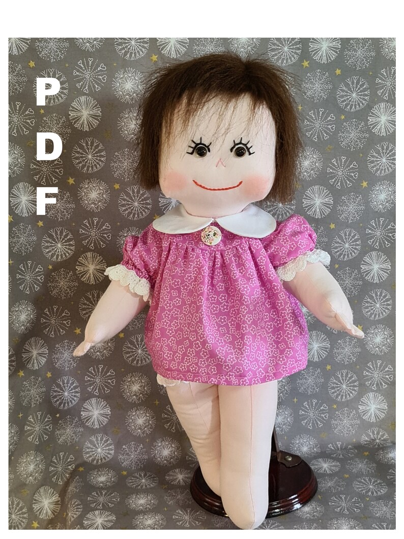 Pattern Bundle 4 in 1, Rag Doll Pattern, Angel Doll Pattern, Mini Doll Pattern, Cute Monster Pattern, 4 PDF Sewing Patterns & Tutorials image 4