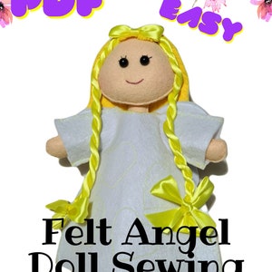 Pattern Bundle 4 in 1, Rag Doll Pattern, Angel Doll Pattern, Mini Doll Pattern, Cute Monster Pattern, 4 PDF Sewing Patterns & Tutorials image 8