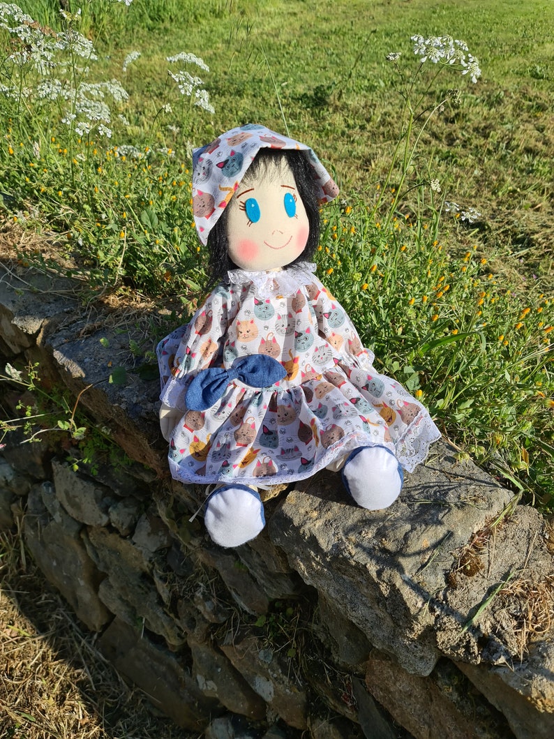 Cloth Doll Sewing Pattern, the PDF Pattern provides clear, step-by-step directions so you can cut, prepare, and sew. image 4