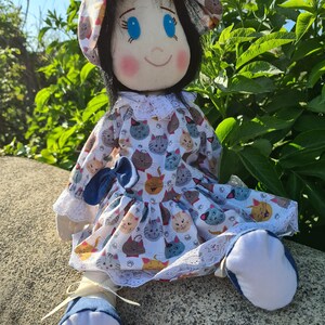 Cloth Doll Sewing Pattern, the PDF Pattern provides clear, step-by-step directions so you can cut, prepare, and sew. image 2