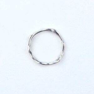 Sterling Silver organic, stackable branch ring,