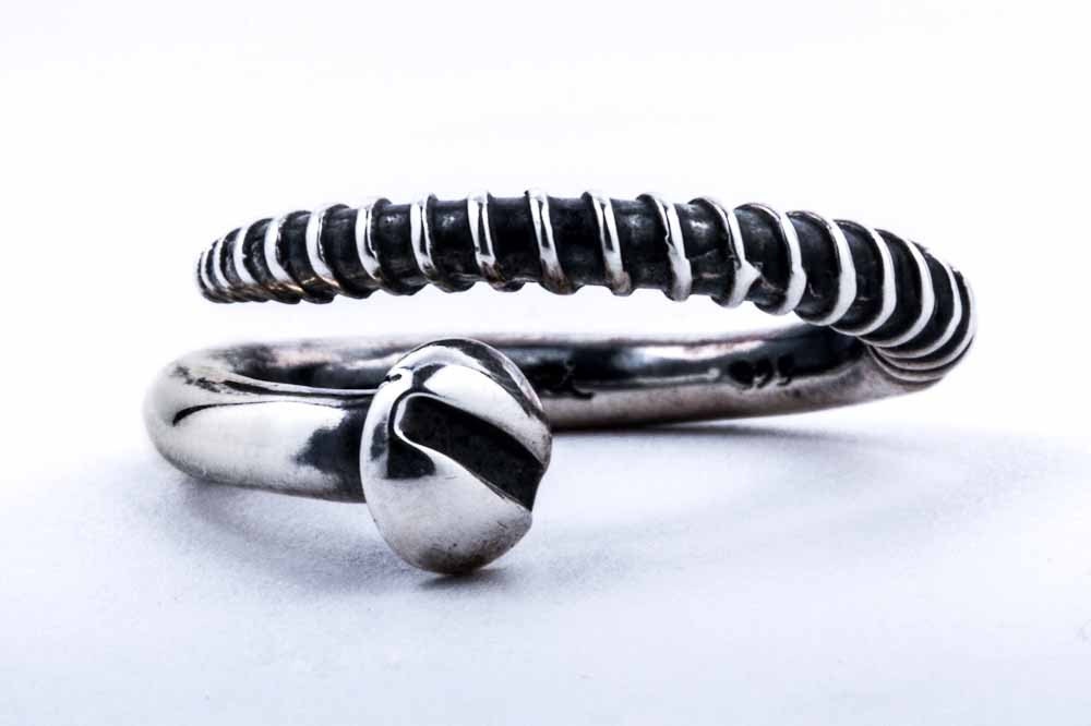 Sterling Silver Screw Ring, Divorce Ring, Screw It Ring, Silver Screw