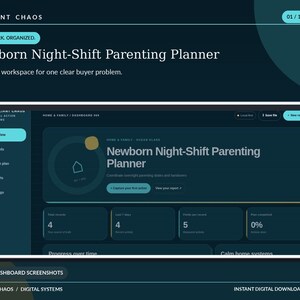 Newborn Night-Shift Planner: Parenting Handover and Care Tracker