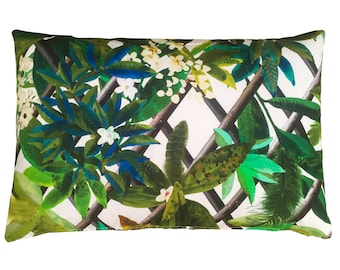 Christian Lacroix - Tropical trellis print lumbar pillow