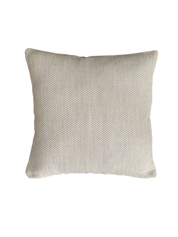 Fontane Red Ikat Pillow Etsy