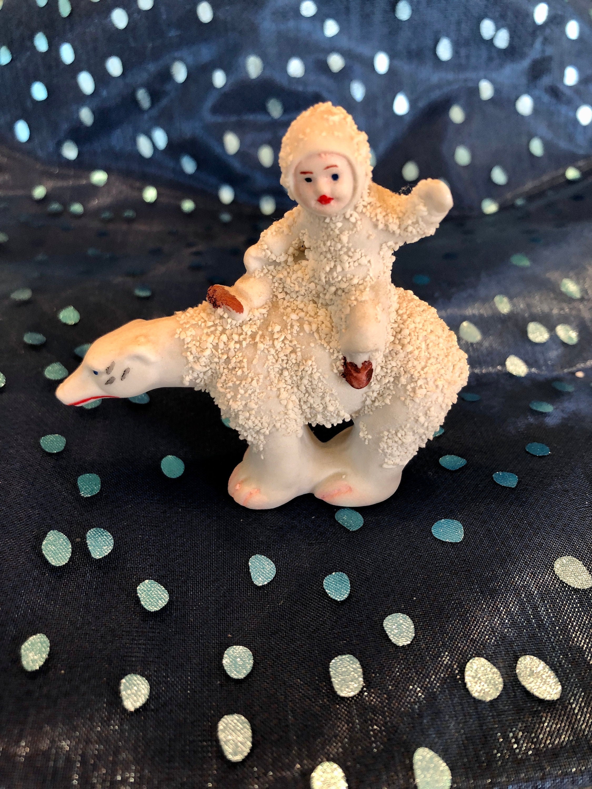 激安先着 Vintage Snow Baby With Polar Bear - Etsy コレクション