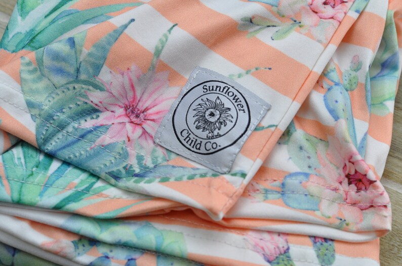 Cart Cover in 1 Cover Carseat Nursing Peach Striped Succulent 4 Scarf