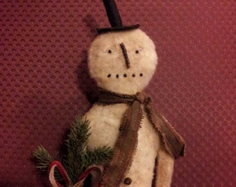 Snowman Bottle Doll e pattern