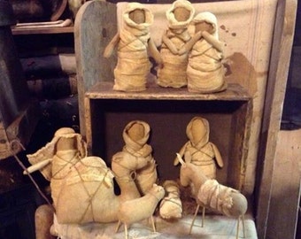 Simple Nativity Set e pattern