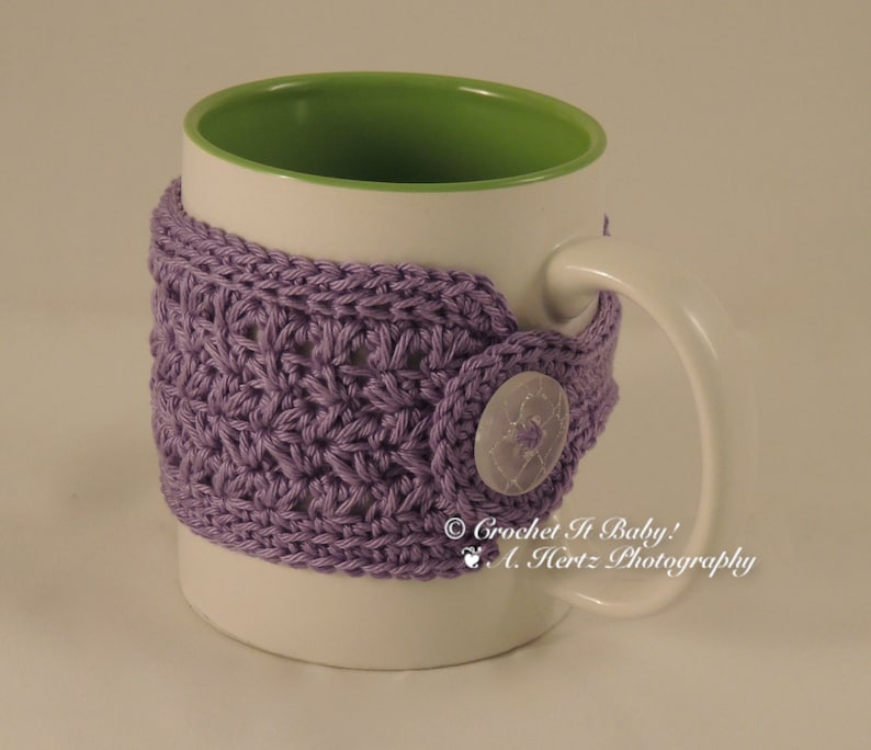 Crochet Trinity Mug/Cup Cozy PATTERN ONLY image 1