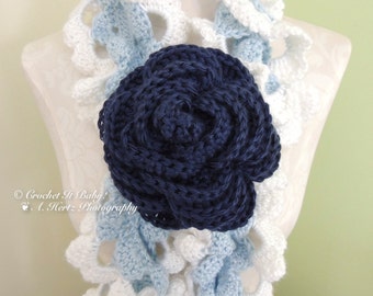 Crochet Large Rose - PATTERN ONLY