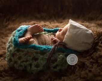 Crochet Pretty Picot Baby Bowl - Newborn (PATTERN ONLY)