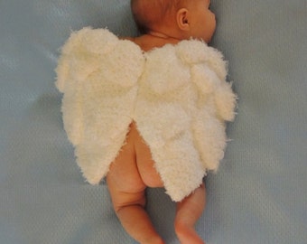 Crochet Angel Wings Cover Photo Prop - Newborn - PATTERN ONLY