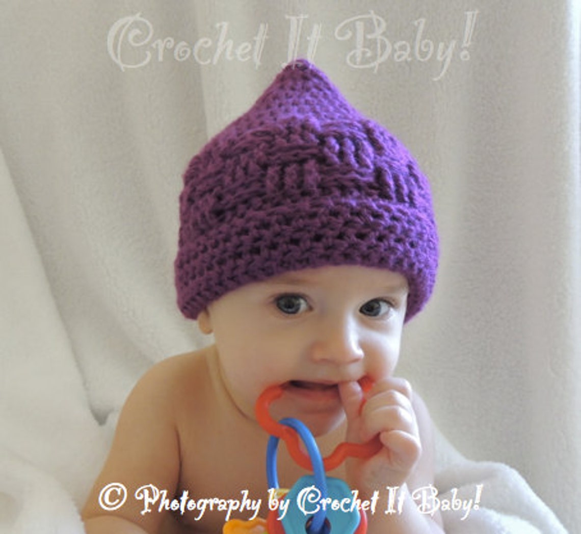 Crochet Basket Weave Hat 4 Sizes PATTERN ONLY Etsy