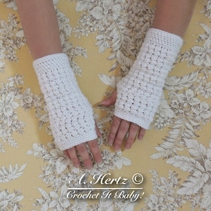 Crochet Fingerless Trinity Glove - PATTERN ONLY