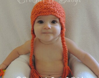 Crochet Shelly Hat - 4 Sizes - PATTERN ONLY