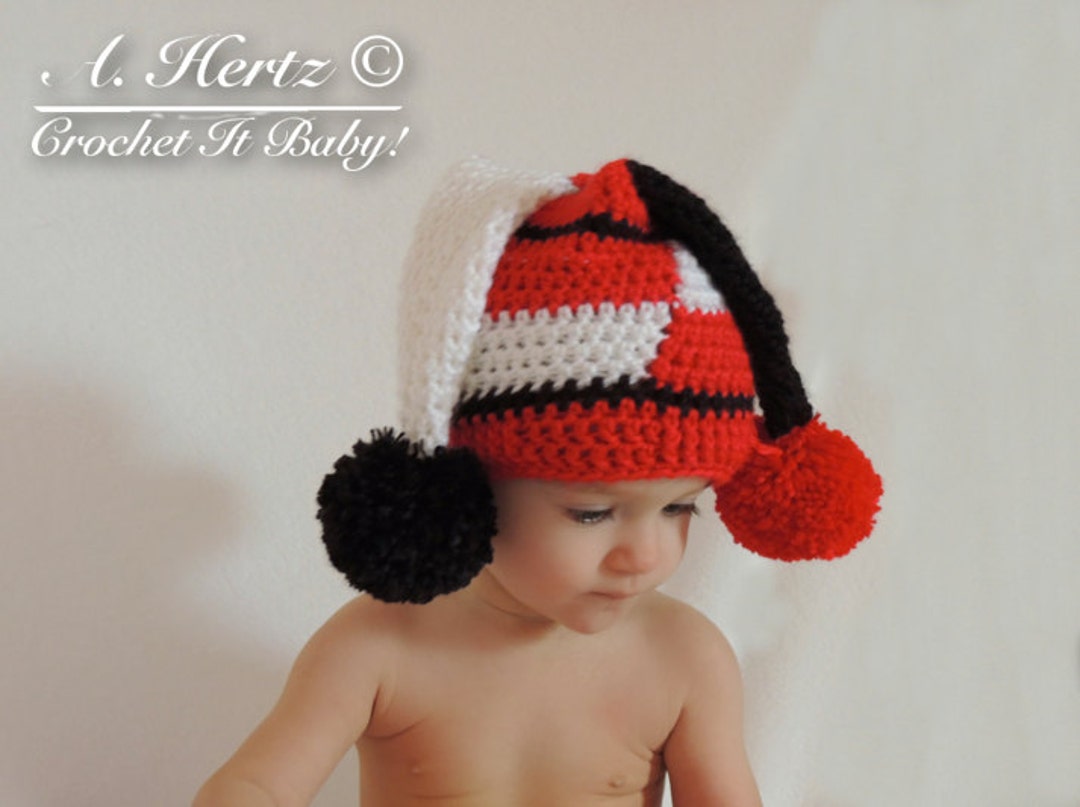 Crochet Jester Hat size 0 to Adult PATTERN ONLY Etsy
