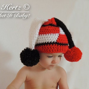 Crochet Jester Hat (Size 0 to Adult) - PATTERN ONLY