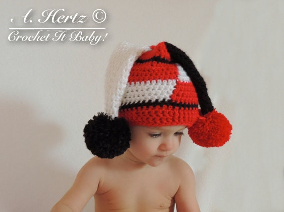 crochet jester hat