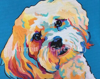 whimsical dog paintings