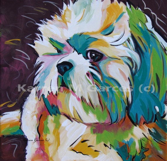 shih tzu pop art