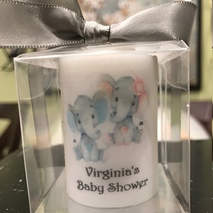 Personalized twins Baby shower favors, gender neutral favors, elephant themed favors, Baby shower Favors, Personalized affordable, unique