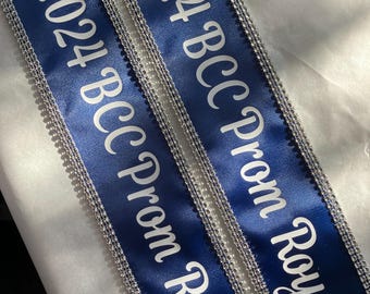 Birthday sash, Beauty pageant Sash, Argentina, Miss Universe,  Miss Understood, Group Costume, Miss USA Any Color any wording
