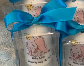 Baby Dumbo like Baby shower favors, gender neutral favors, elephant themed favors, Baby shower Favors, Personalized affordable, unique