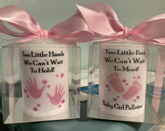 Gender Neutral Favors,baby Shower Favor, Woodland Animal favors, Candle Favors,  classic themed Favors, Baptism , Holy Communion Favors