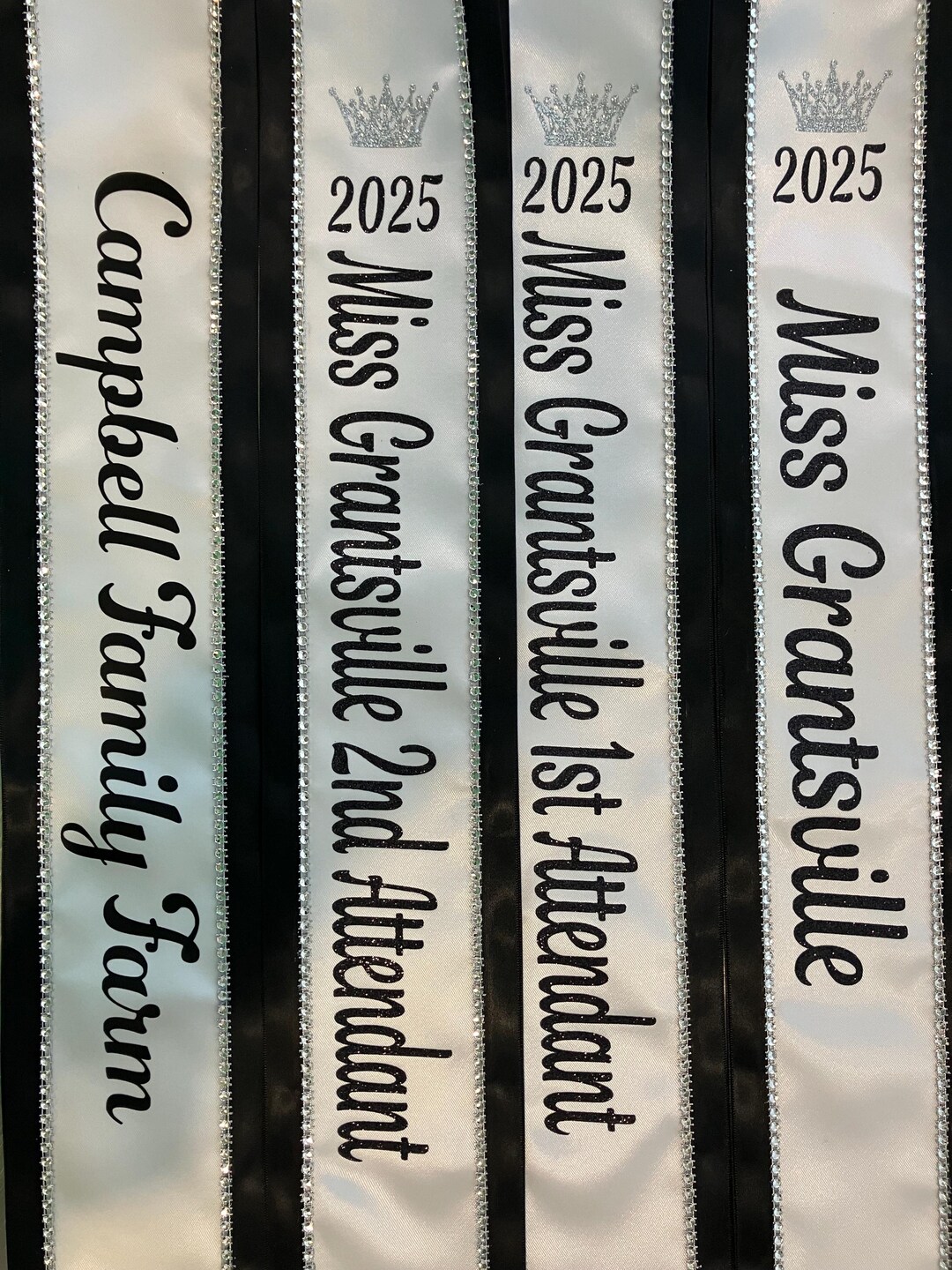 Paegeant Ribbon Custom Pageant Sash, Birthday Party Sash, Satin Ribbon - Etsy