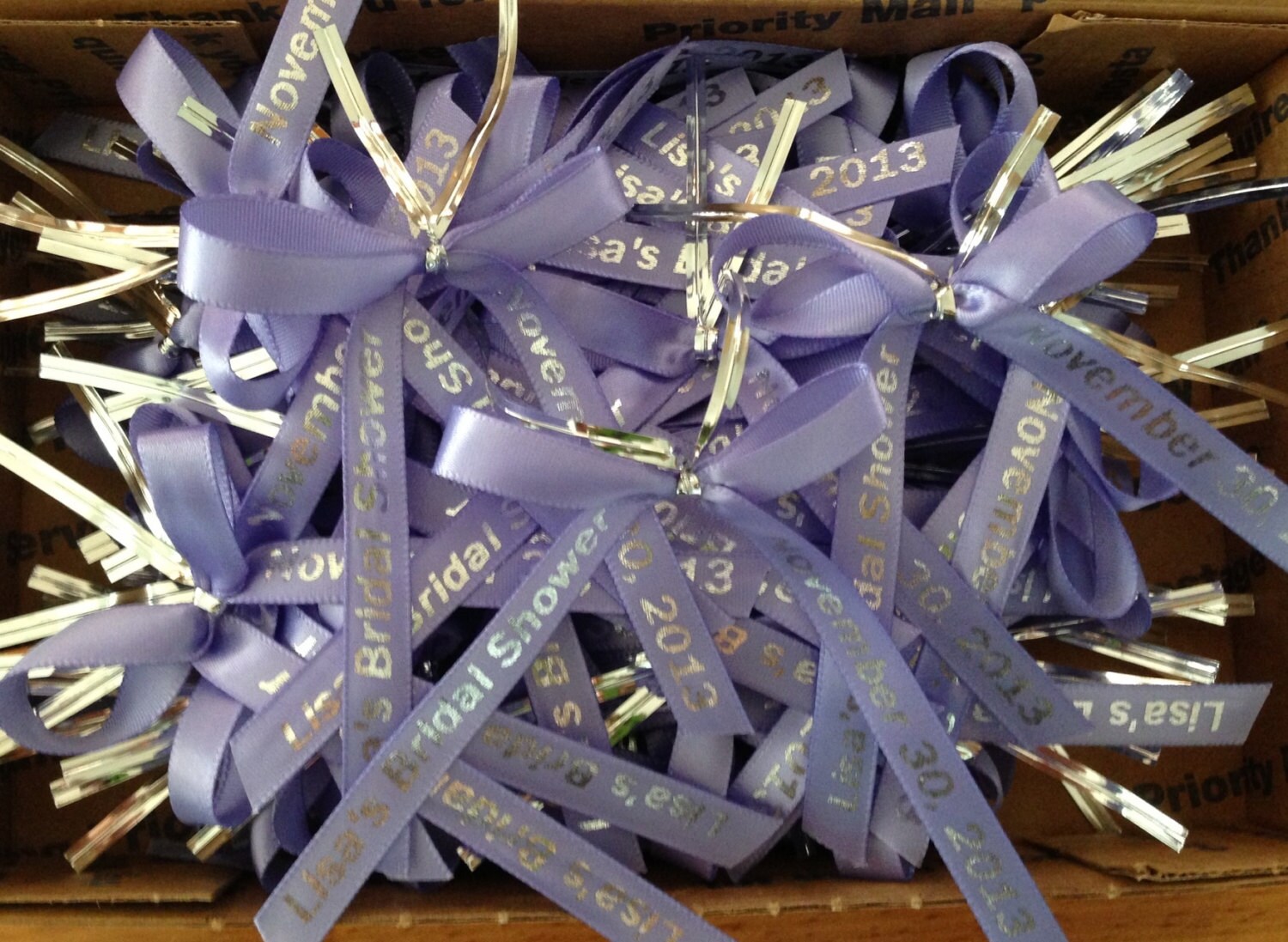 Personalized Ribbon For Party Favors 40 baby shower favors Etsy