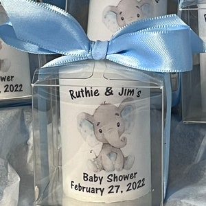 Elephant Themed Baby shower favors, gender neutral favors, elephant themed favors, Baby shower Favors, Personalized affordable, unique