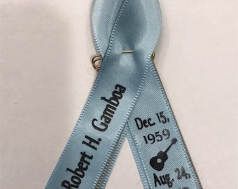 100 Create customized Memorial Ribbons, Awareness Ribbons, Personalized Ribbons, Fundraiser ribbons, Support Ribbons, Pin on Ribbons