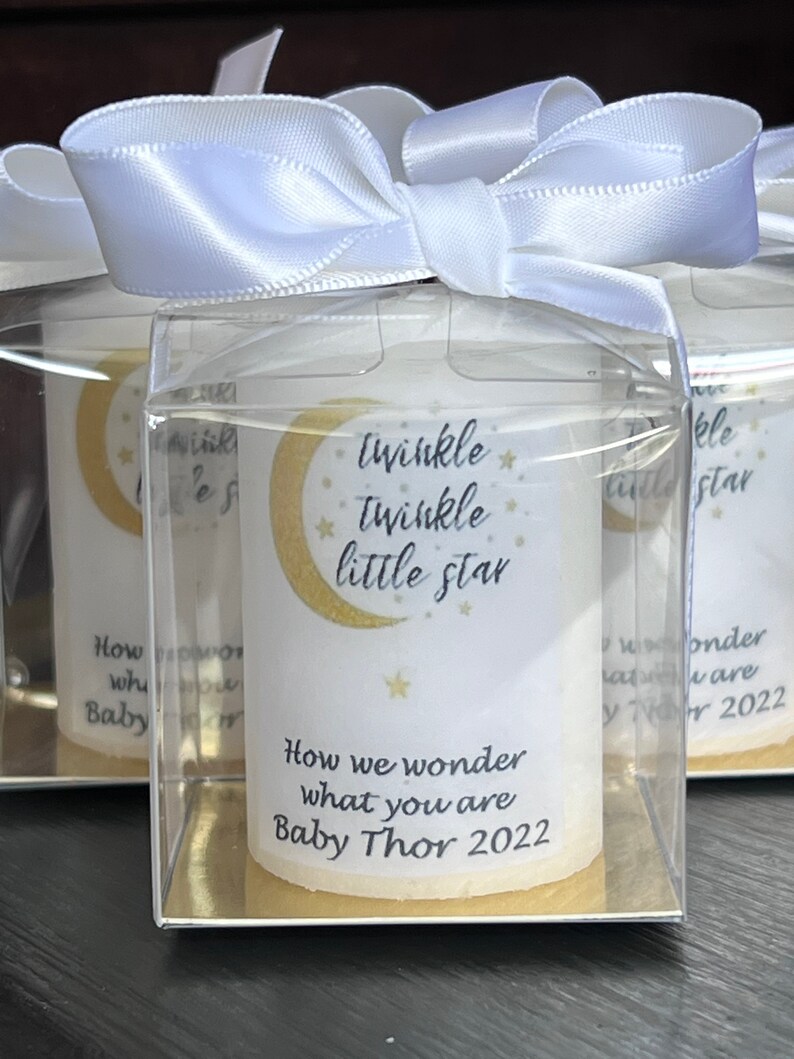 Twinkle twinkle little star candle favor Gender reveal party favors gender neutral baby shower favors decorations take home