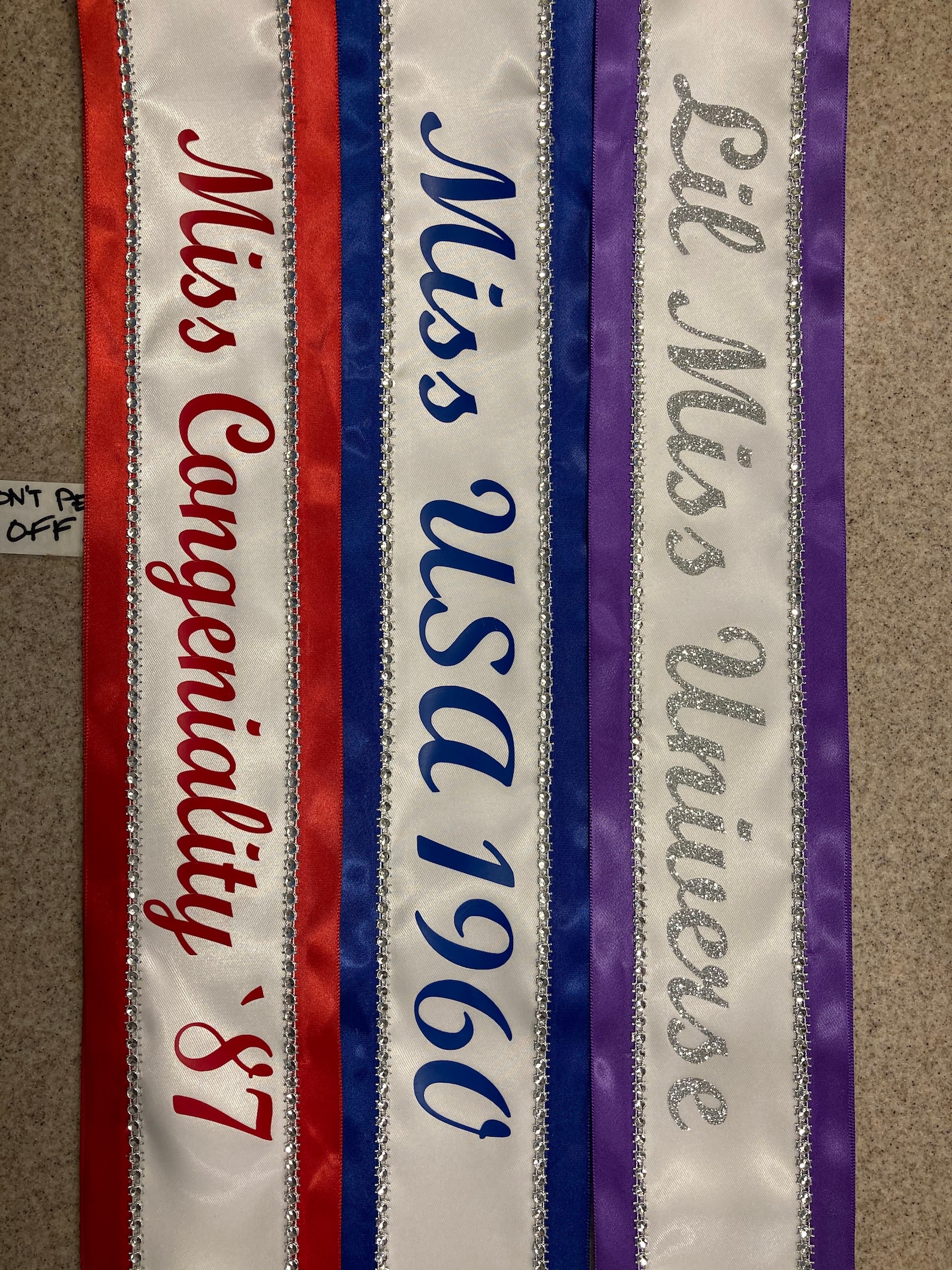 Pageant Sash Birthday Sash Beauty Pageant Sash Argentina Etsy