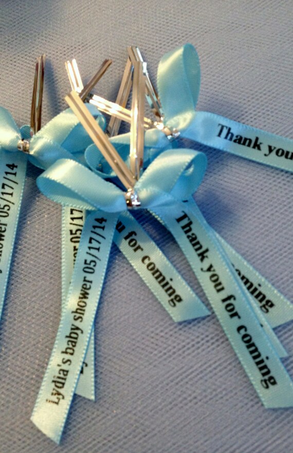 Personalized Ribbon For Party Favors Baby Shower Favors Etsy