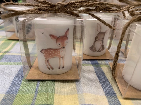 rustic baby shower favors