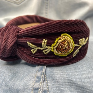 Chic Beaded Headband | Unique Handmade Hair Accessory | Trendy Headpiece | Handmade Gift | Womens Headband