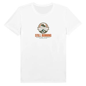 Still Running Tech Running Shirt, Personalised Year, Moisture Wicking Trail Running Tee, Birthday Gift for Runner, Masters Runner Shirt