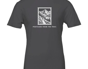 Postcard From the Trail Shirt, Funny Trail Running T-Shirt, Trail Runner Gift, Ultra Runner Tee, Hiking Shirt, Mountain Runner Gift